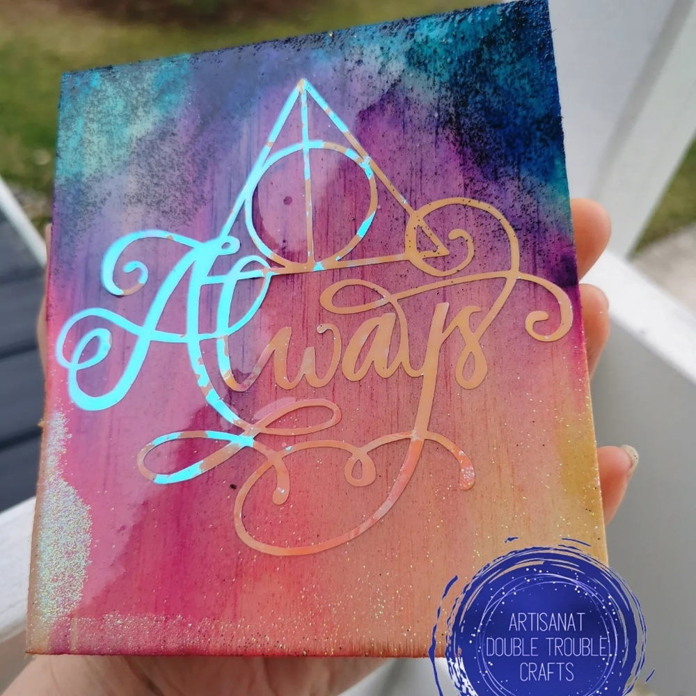 Handmade resin decoration block